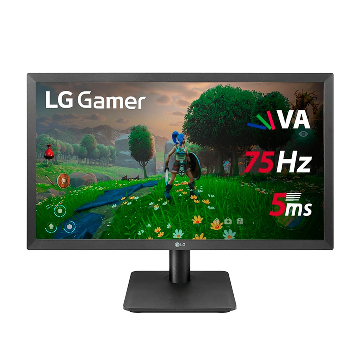 Monitor Gamer 21,5'' LG 22MP410-B VA Full HD, 75Hz, 5ms, HDMI, AMD FreeSync, Ajuste de inclinação