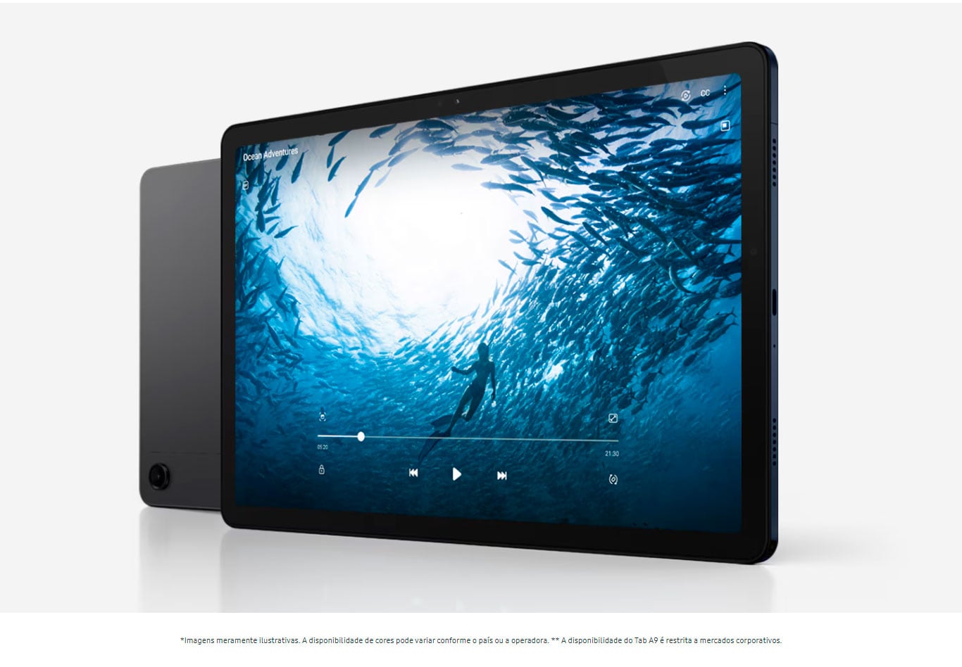 Tablet Samsung Galaxy Tab A9 Enterprise Edition 4G, 64GB, 4GB RAM, Tela 8.7 Câmera 8MP, 5100 mAH, Grafite