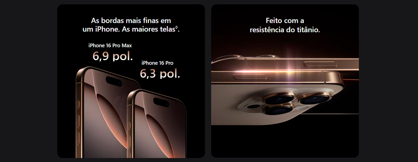 Apple iPhone 16 Pro 128GB Titânio Preto