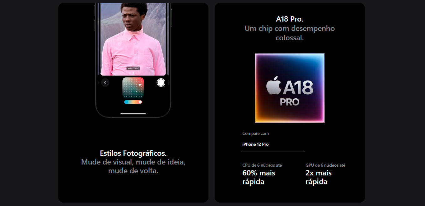 Apple iPhone 16 Pro 128GB Titânio Preto