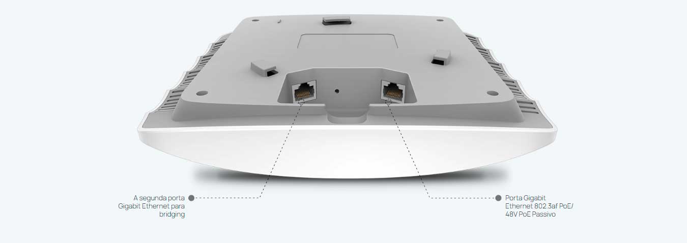 Access Point AC1750 TP-Link Wireless Dual Band Gigabit Ceiling Mount EAP245
