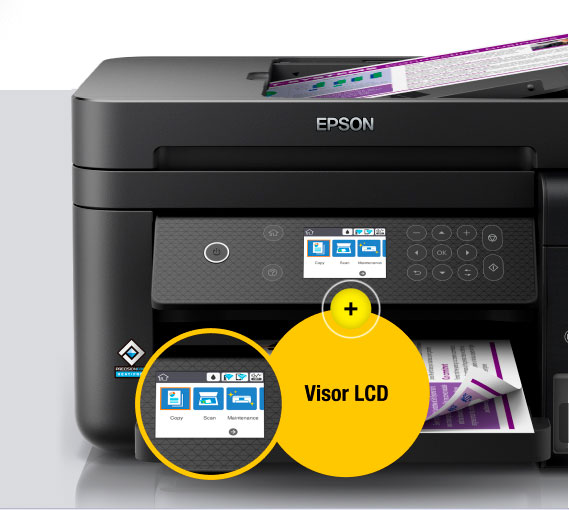 Impressora Multifuncional Tanque de Tinta 3 em 1 Epson EcoTank L6270, Wi-Fi, USB, Bivolt