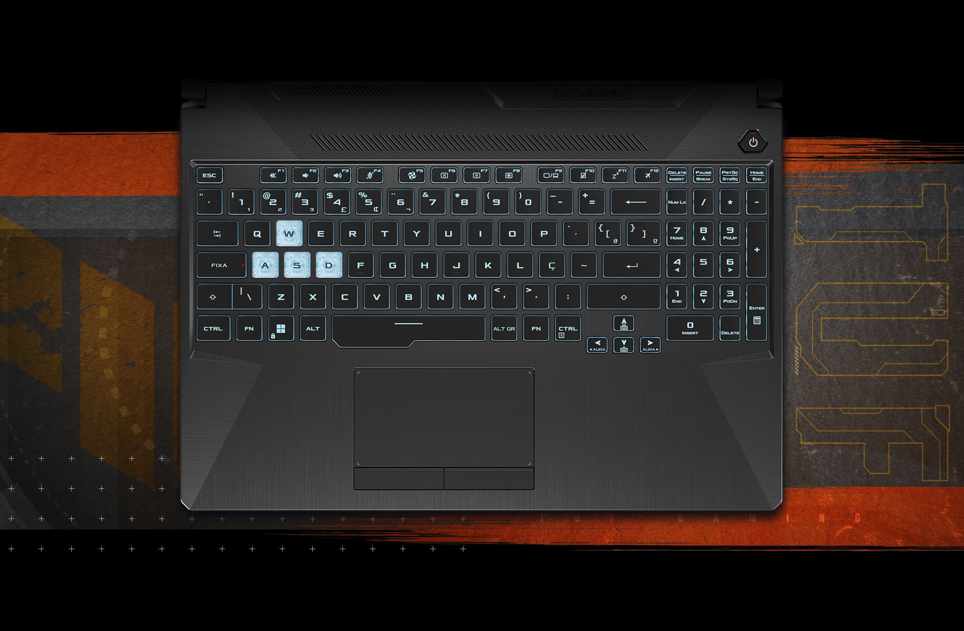 Notebook Notebook Gamer Asus TUF Gaming A15, RTX 3050, AMD Ryzen 7, RAM 16GB, 512GB SSD