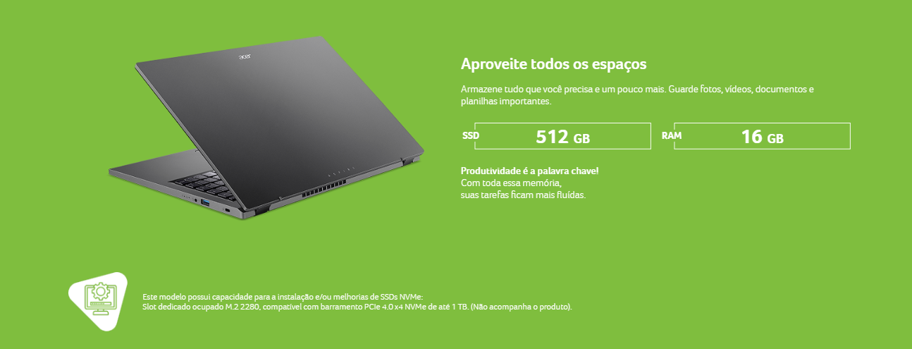 Notebook Acer Aspire GO 15