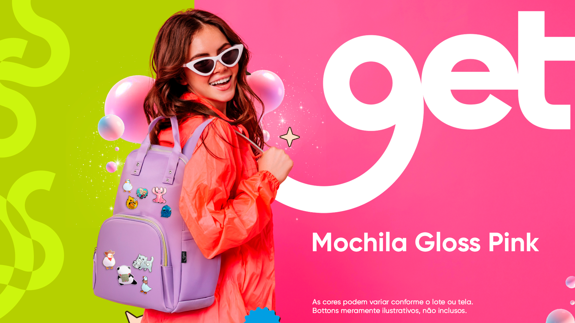 Mochila Para Notebook 15.6 Gloss Blue Get