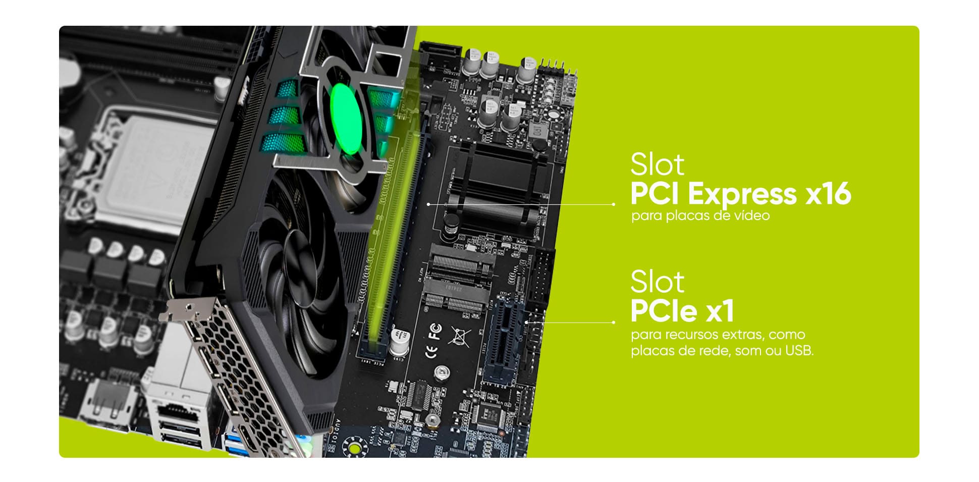 Placa-Mãe Get H610 M2 LGA 1700 DDR4, Suporte Intel 12ª a 14ª Geração, M.2 NVMe, HDMI, DP, USB 3.0, Micro ATX