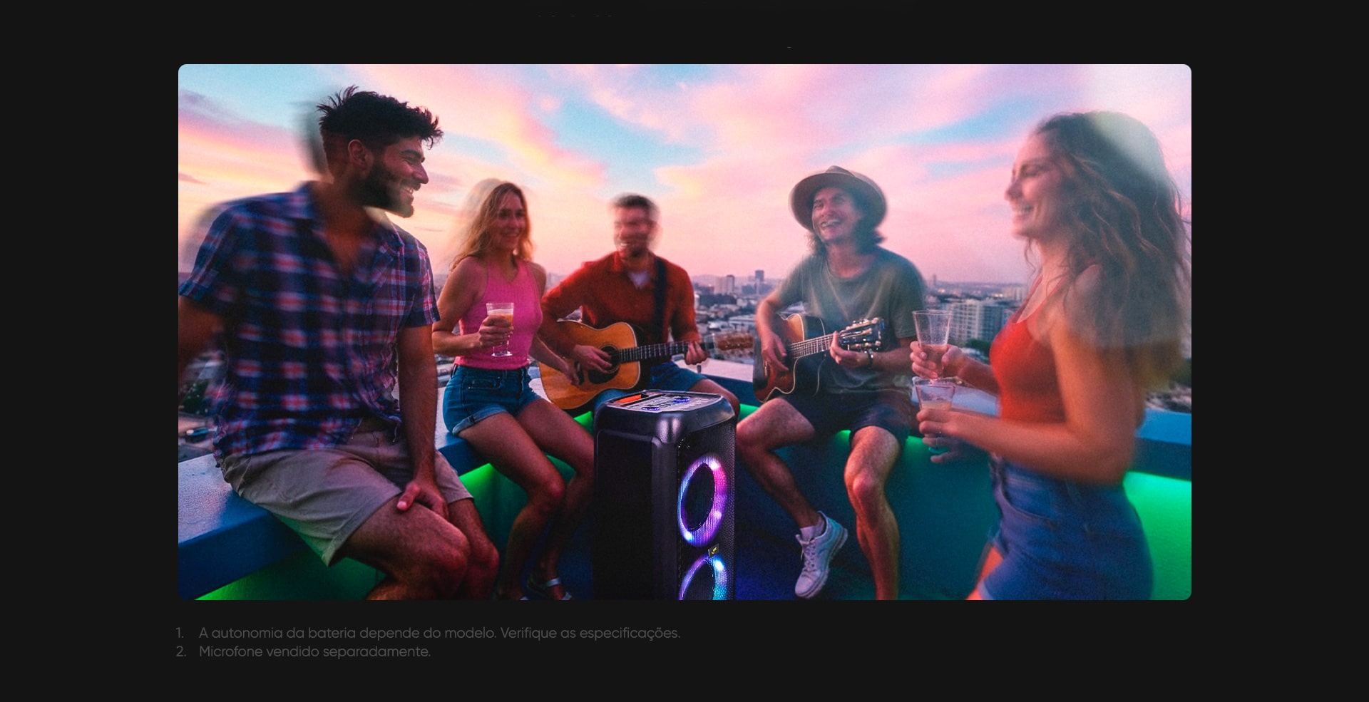 Caixa de Som Amplificada Bluetooth Get Evoke 1501 TWS 1000W RMS