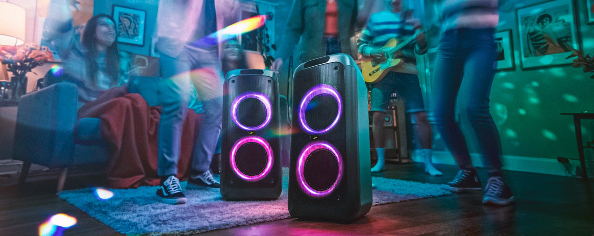 Caixa de Som Amplificada Bluetooth Get Evoke 1001 TWS 1000W RMS