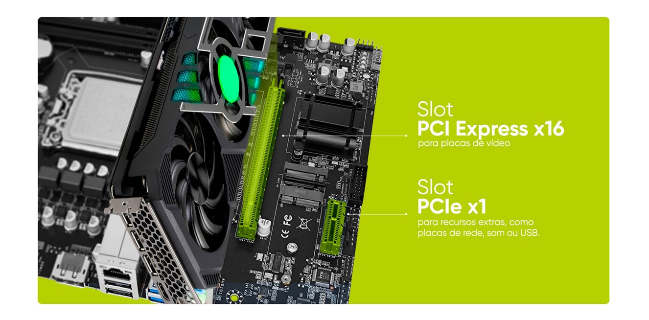 Placa-Mãe Get H110 DDR4 M.2 LGA 1151, Suporte Intel 6ª a 8ª Geração, SATA, HDMI, USB 3.0, NVMe, Micro ATX