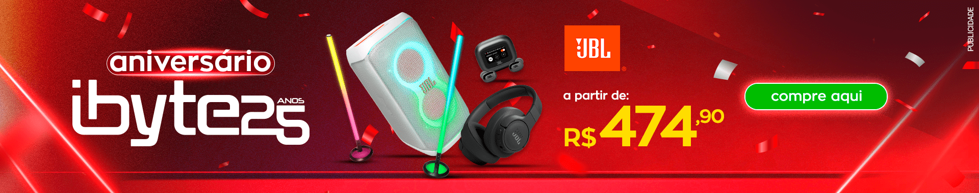 [PARCERIA] JBL Aniversario IBYTE - Destaque