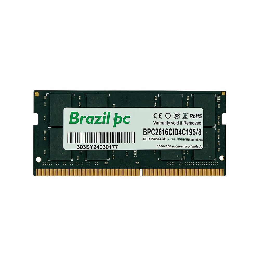 Memória para Notebook Kingston 8GB SODIMM DDR5 5600MHz - Ibyte