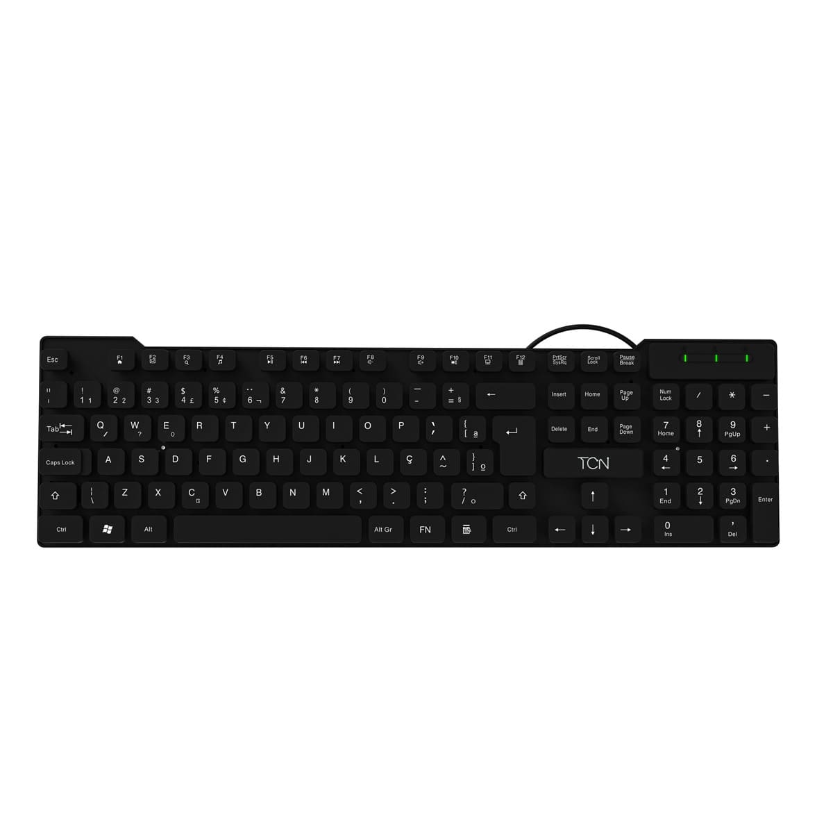 Teclado Slim com Fio TCN 950 ABNT2