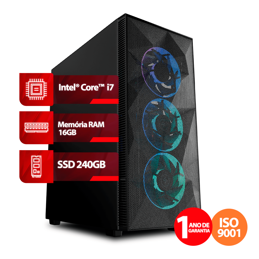 Computador Intel® Core™ i3, 4GB, SSD 120GB, Linux | Goldentec
