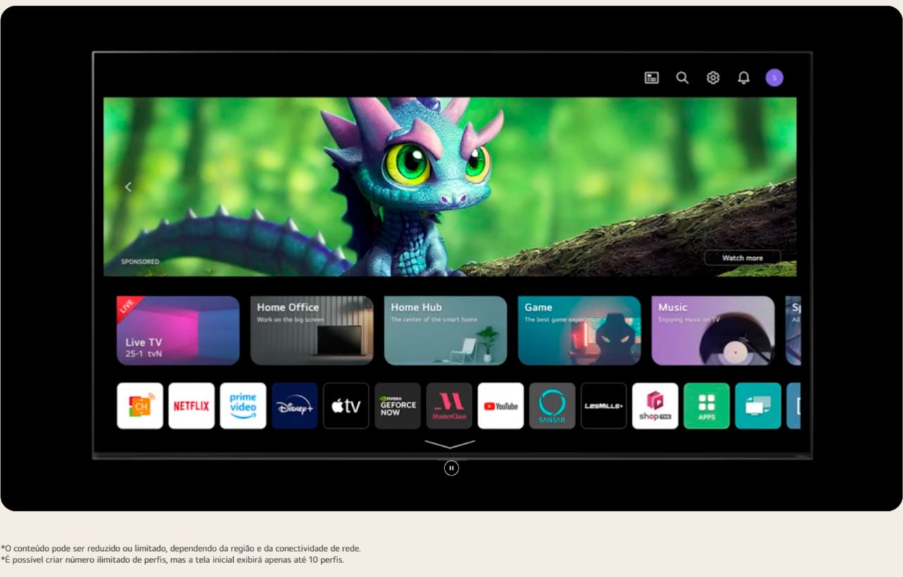 Smart TV 75 QLED 4K Ultra HD TCL 75P7K Google TV, HDMI, Bluetooth, Wi-Fi