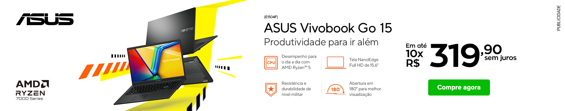 [PARCERIA] ASUS Ryzen5 - Destaque