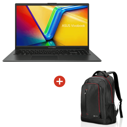 Notebook-Asus-Vivobook-Go-AMD®-Ryzen-5-7520U-8GB-SSD-256GB-Tela-de-156-LED-Full-HD-Windows-11-Black---Mochila-para-Notebook-15.6-Goldentec-1