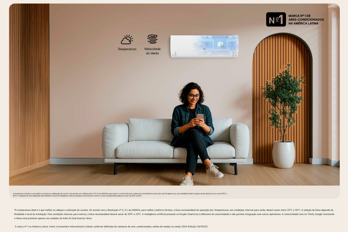 Ar Condicionado Inverter 1800 Btus LG Dual Compact +AI Frio 220V