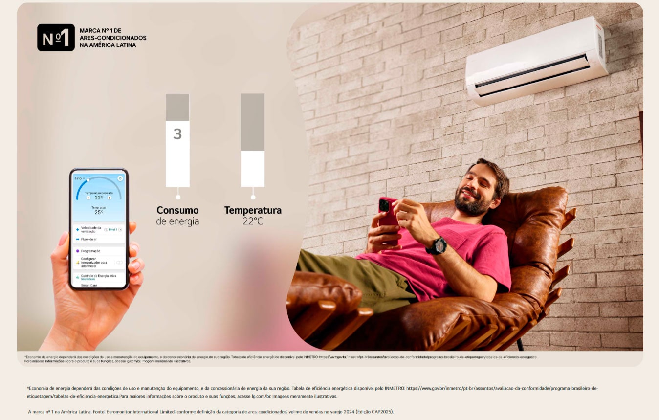 Ar Condicionado Inverter 1800 Btus LG Dual Compact +AI Frio 220V