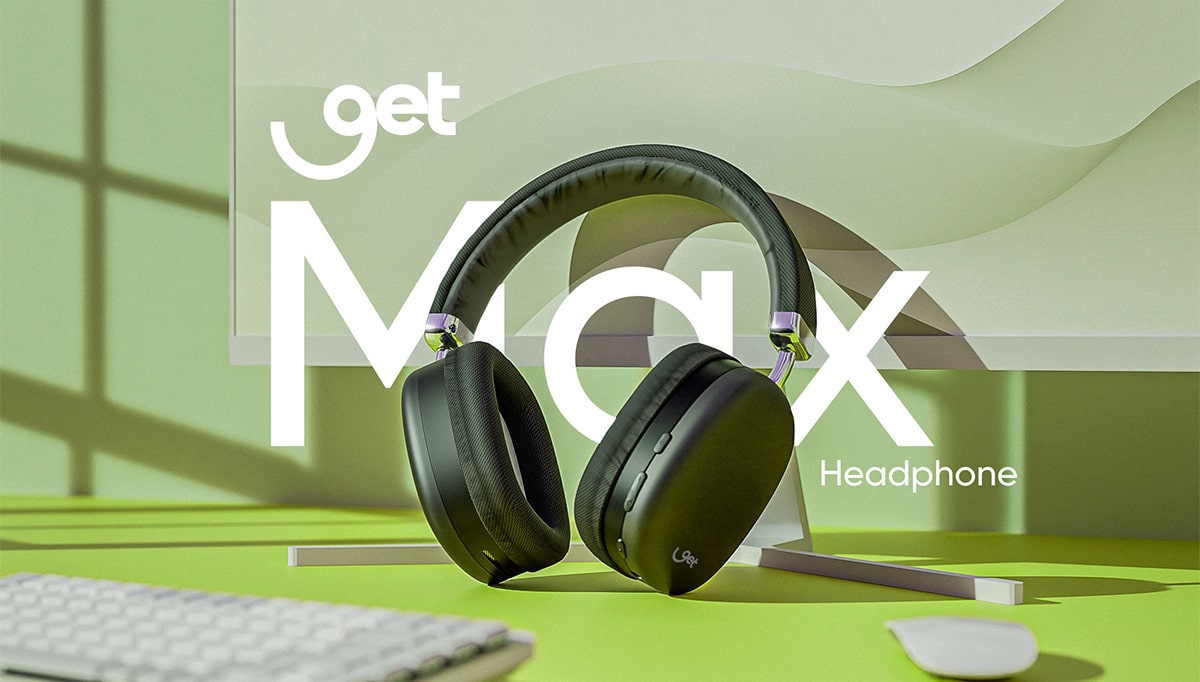 Headphone Bluetooth Get Max Preto