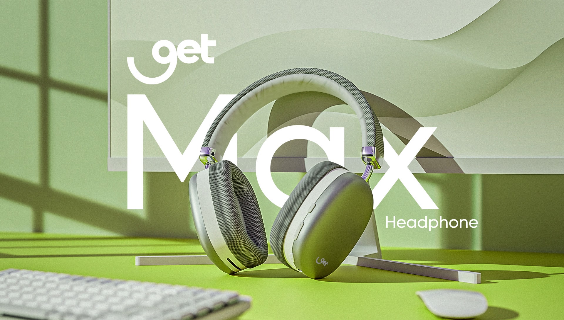 Headphone Bluetooth Get Max Prata