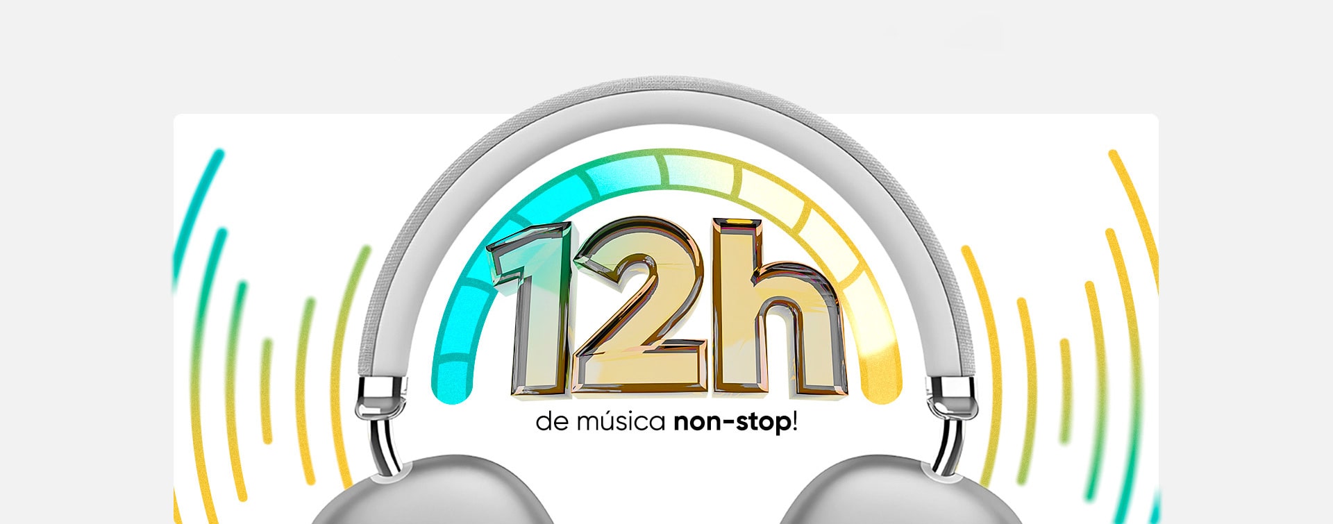 Headphone Bluetooth Get Max Prata