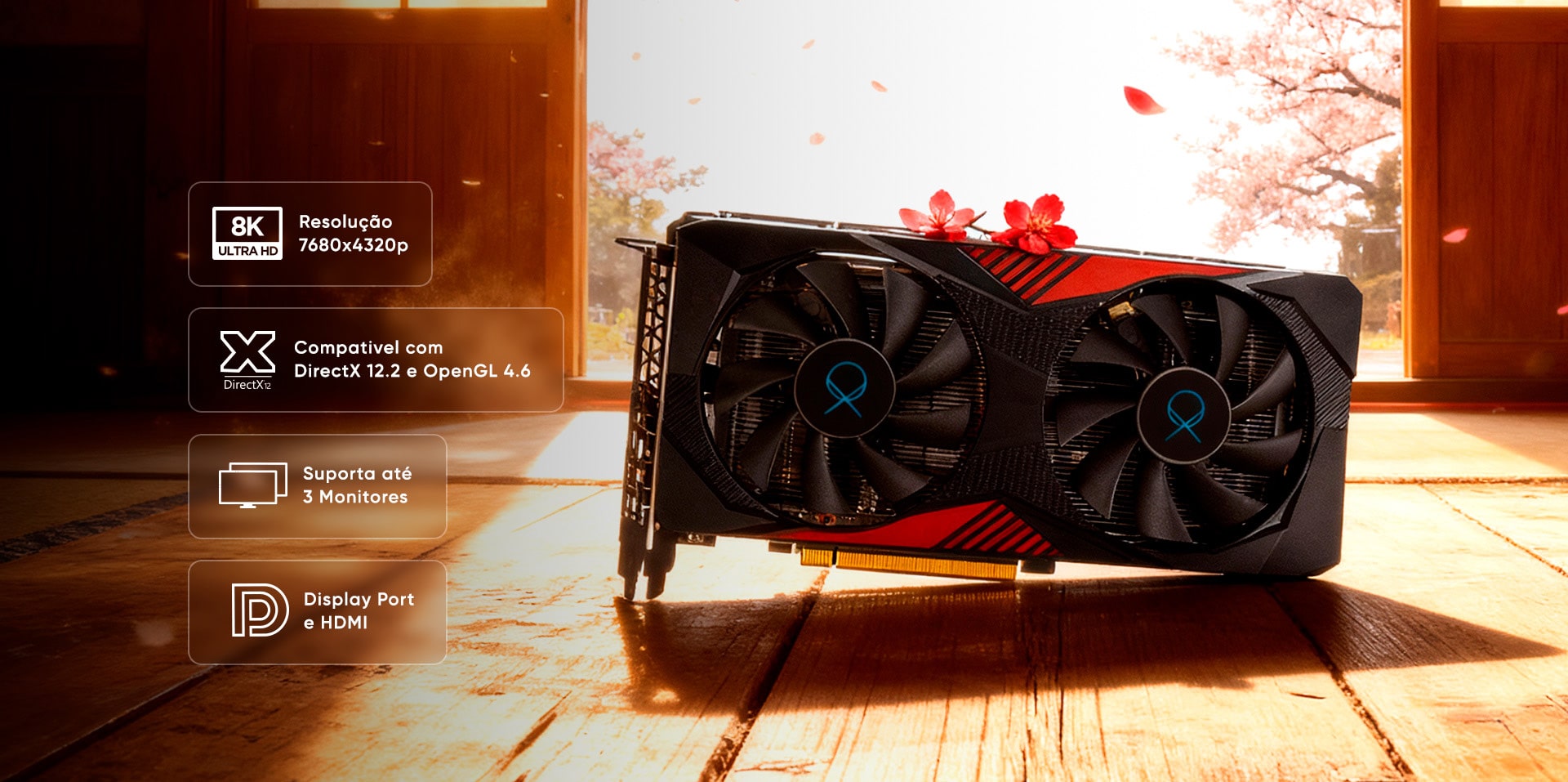 Placa de Vídeo OX NVIDIA GeForce RTX 3060, 12GB DDR6, 192-bit, HDMI, DisplayPort