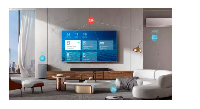 Smart TV 75 TCL LED 4K HVA 75P6K, Google TV, Wi-Fi, Bluetooth/