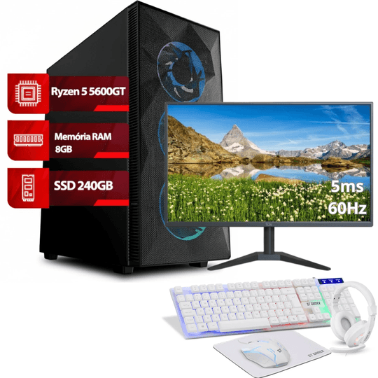 PC-Gamer-Completo-AMD-R5-5600GT-8GB-240GB-SSD-Linux---Monitor-24-TCN-LED-Full-HD---Headset---Teclado---Mouse---Mousepad-Branco--Goldentec-01