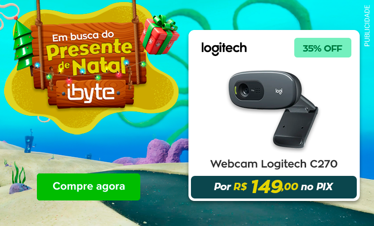 [PARCERIA] Logitech Webcam - Destaque