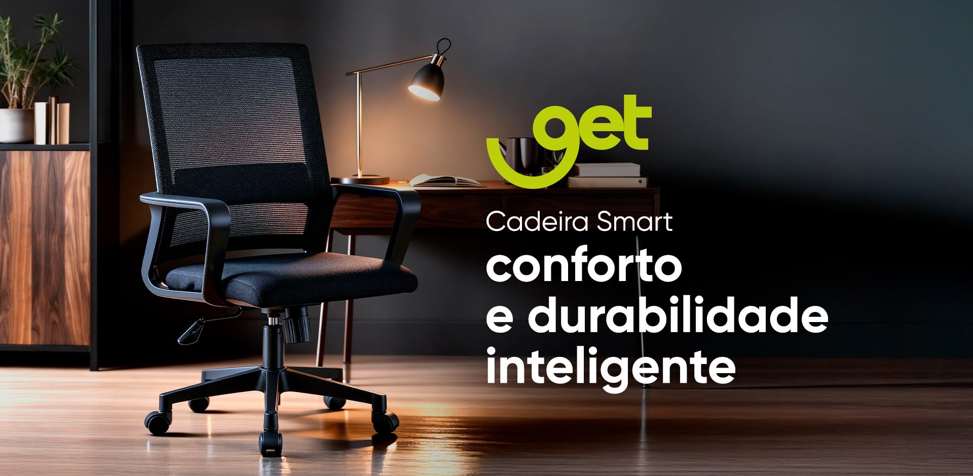 Cadeira Office Get Smart com Ajuste de Altura
