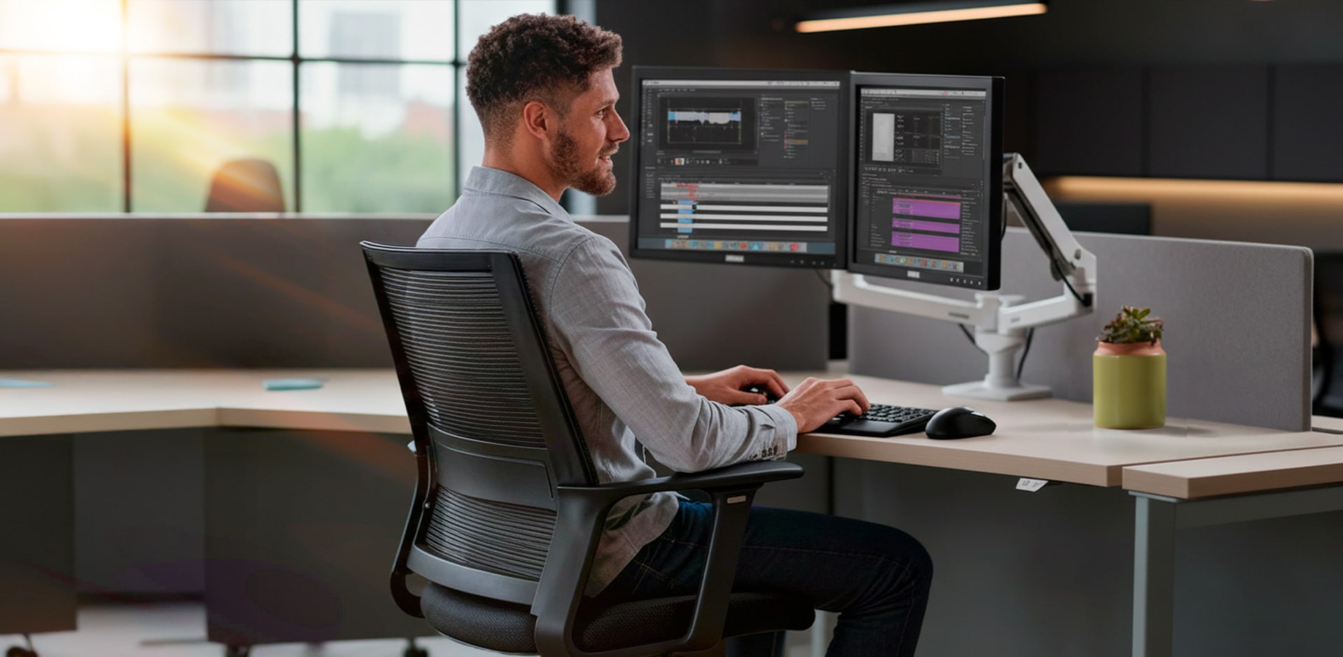 Cadeira Office Get Smart com Ajuste de Altura