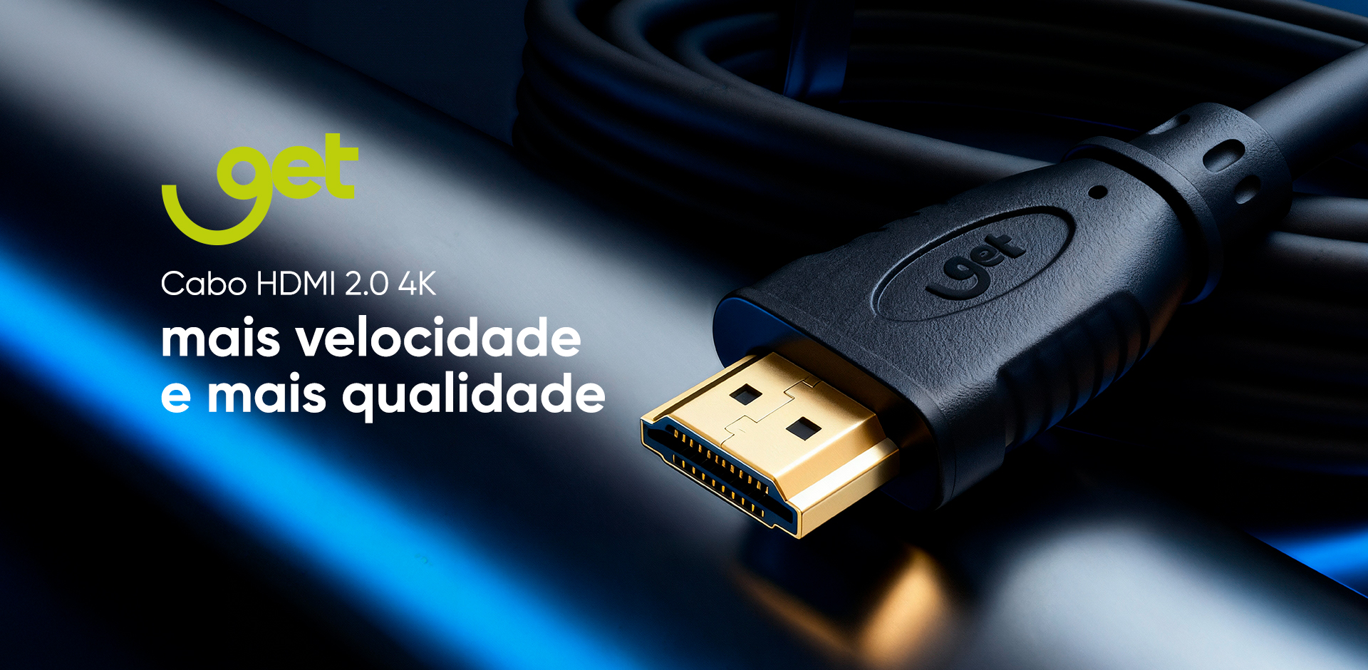 Cabo HDMI 2.0 3D 4K Ultra HD 10m Get