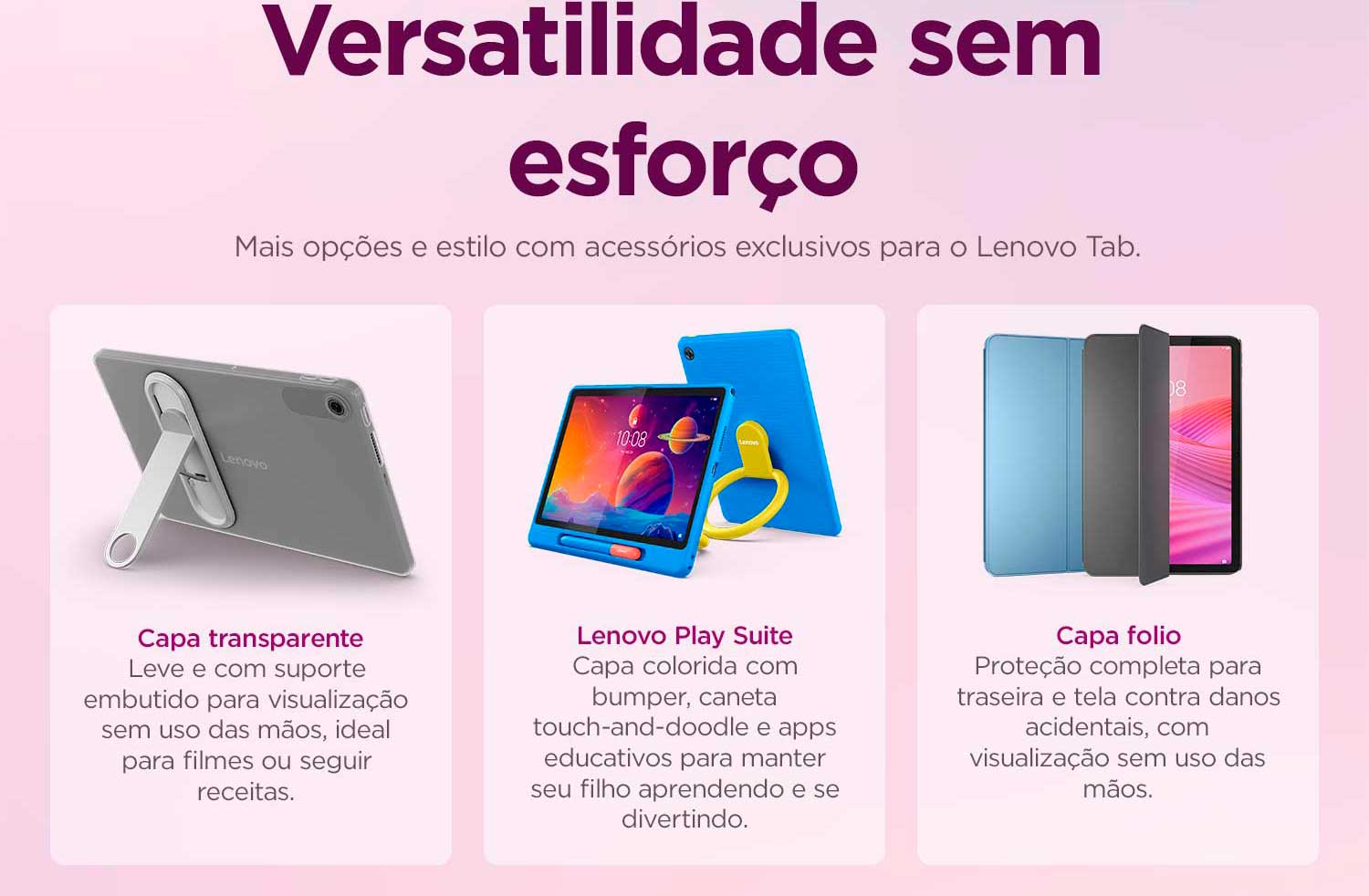 Tablet Lenovo Tab MediaTek Helio G85 4GB 64GB Wi-Fi + 4G Android 14 10.1'' WUXGA Cinza - ZAEL0068BR