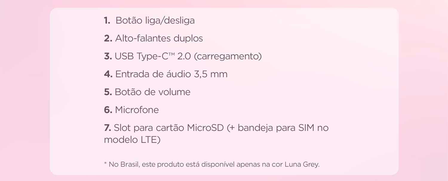 Tablet Lenovo Tab MediaTek Helio G85 4GB 64GB Wi-Fi + 4G Android 14 10.1'' WUXGA Cinza - ZAEL0068BR