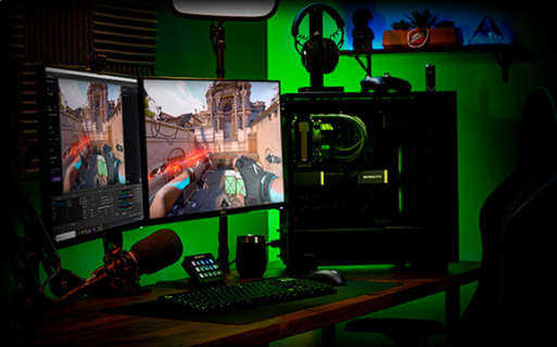 Placa de Vídeo PCYes RX 550 AMD Dual Fan Projeto Edge, 4GB GDDR5, 128 BITS - PVEX5504GBDF