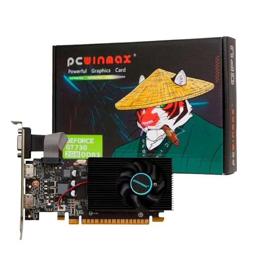 Placa de Vídeo PCYes RX 550 AMD Dual Fan Projeto Edge, 4GB GDDR5, 128 BITS - PVEX5504GBDF