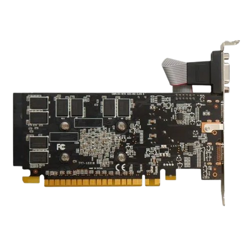 Placa de Vídeo PCYes RX 550 AMD Dual Fan Projeto Edge, 4GB GDDR5, 128 BITS - PVEX5504GBDF