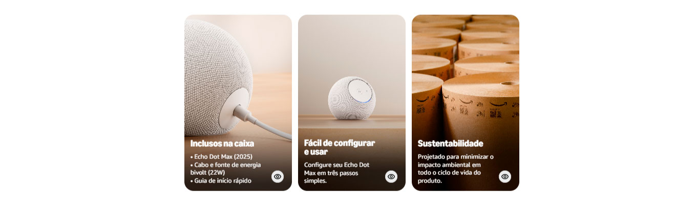 Amazon Echo Dot Max, Smart speaker com Alexa