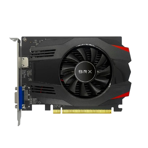 Placa de Vídeo PCYes RX 550 AMD Dual Fan Projeto Edge, 4GB GDDR5, 128 BITS - PVEX5504GBDF