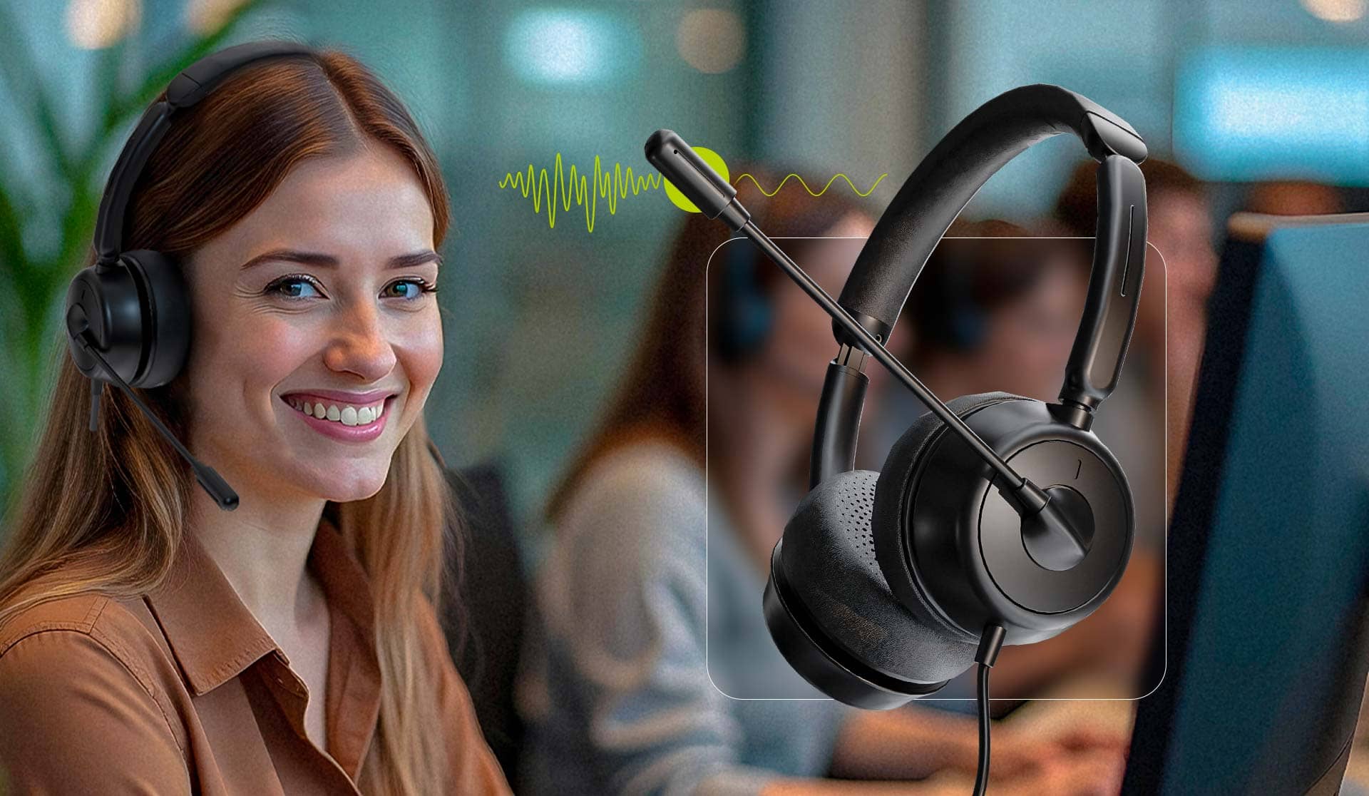 Headset Office Get Prime USB Preto