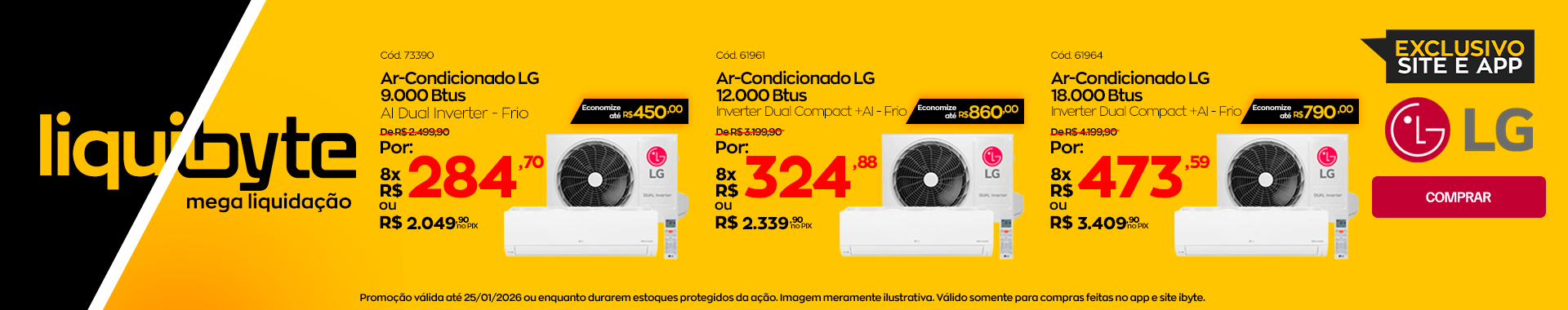 Liquibyte Ar Condicionado LG - Destaque