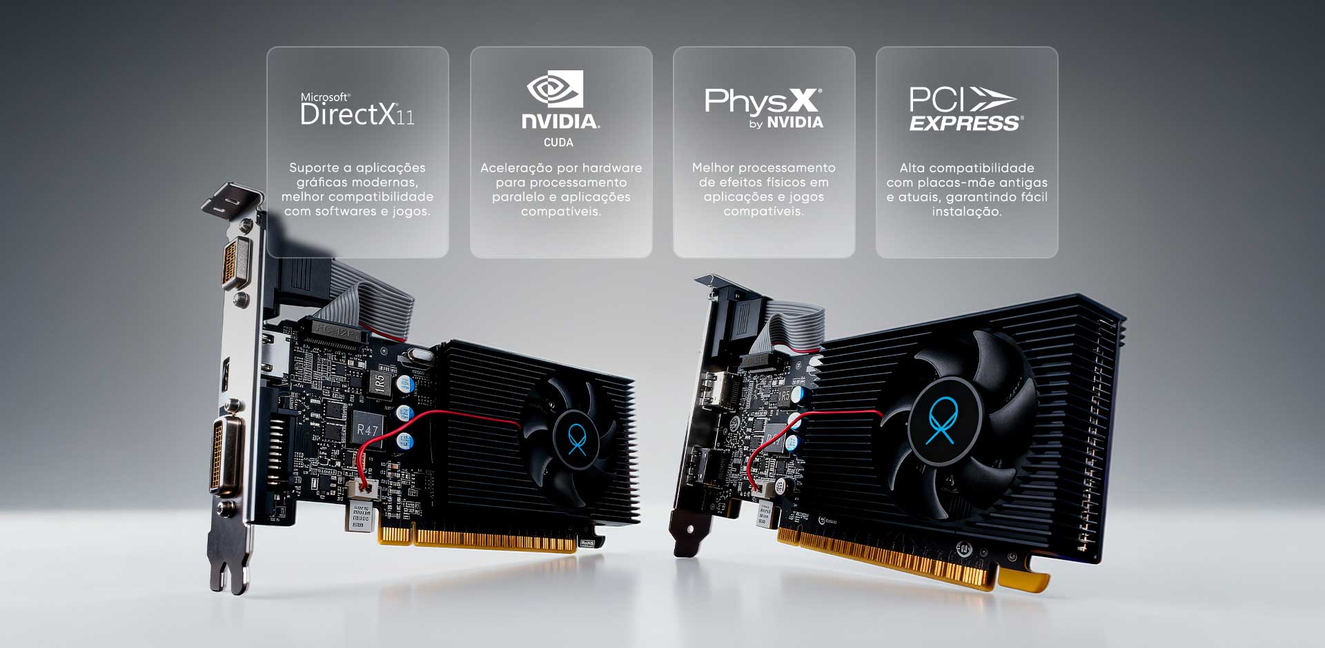 Placa de Vídeo OX NVIDIA GeForce GT 730, 4GB DDR3, 128-bit, HDMI/VGA