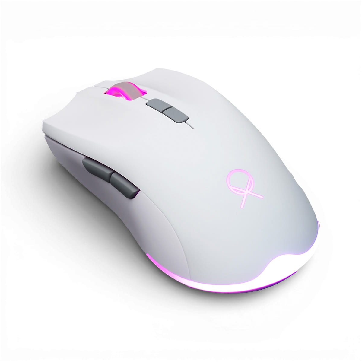 Mouse Gamer OX Astra RGB 7200dpi, USB, 7 botões, Branco