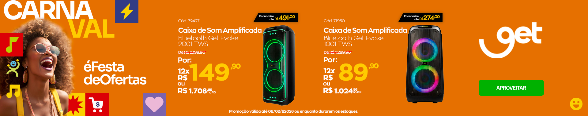 Banner Carnaval Evoke - Destaque