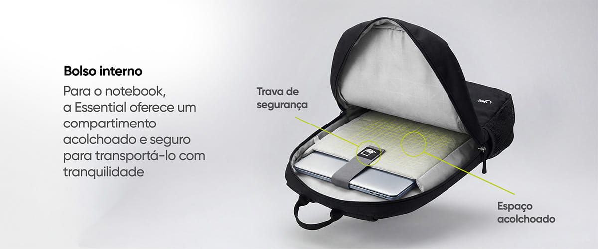 Mochila para Notebook 15.6 Get Slim