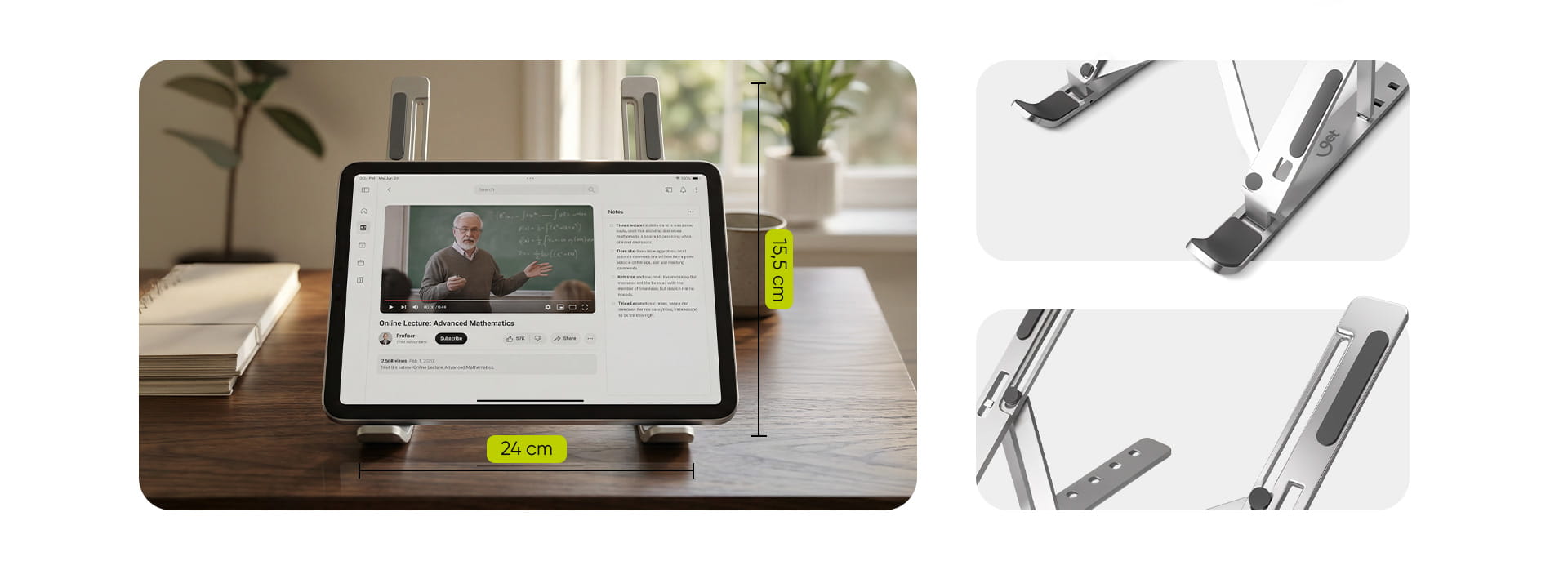 Suporte Ajustável de Alumínio para Notebook Get Elevate