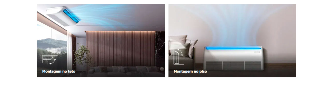 Ar Condicionado Inverter 36000 BTUs Piso Teto TCL Só Frio TAC-36CSG/CF 220V