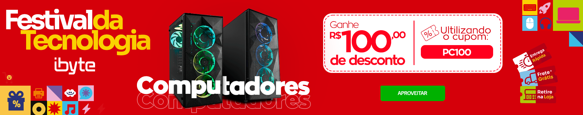 CUPOM PC100 - Destaque