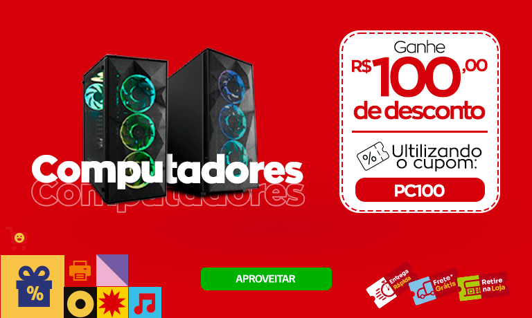 CUPOM PC100 - Destaque