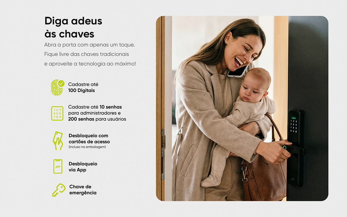 Fechadura Digital Inteligente Get SmartQ